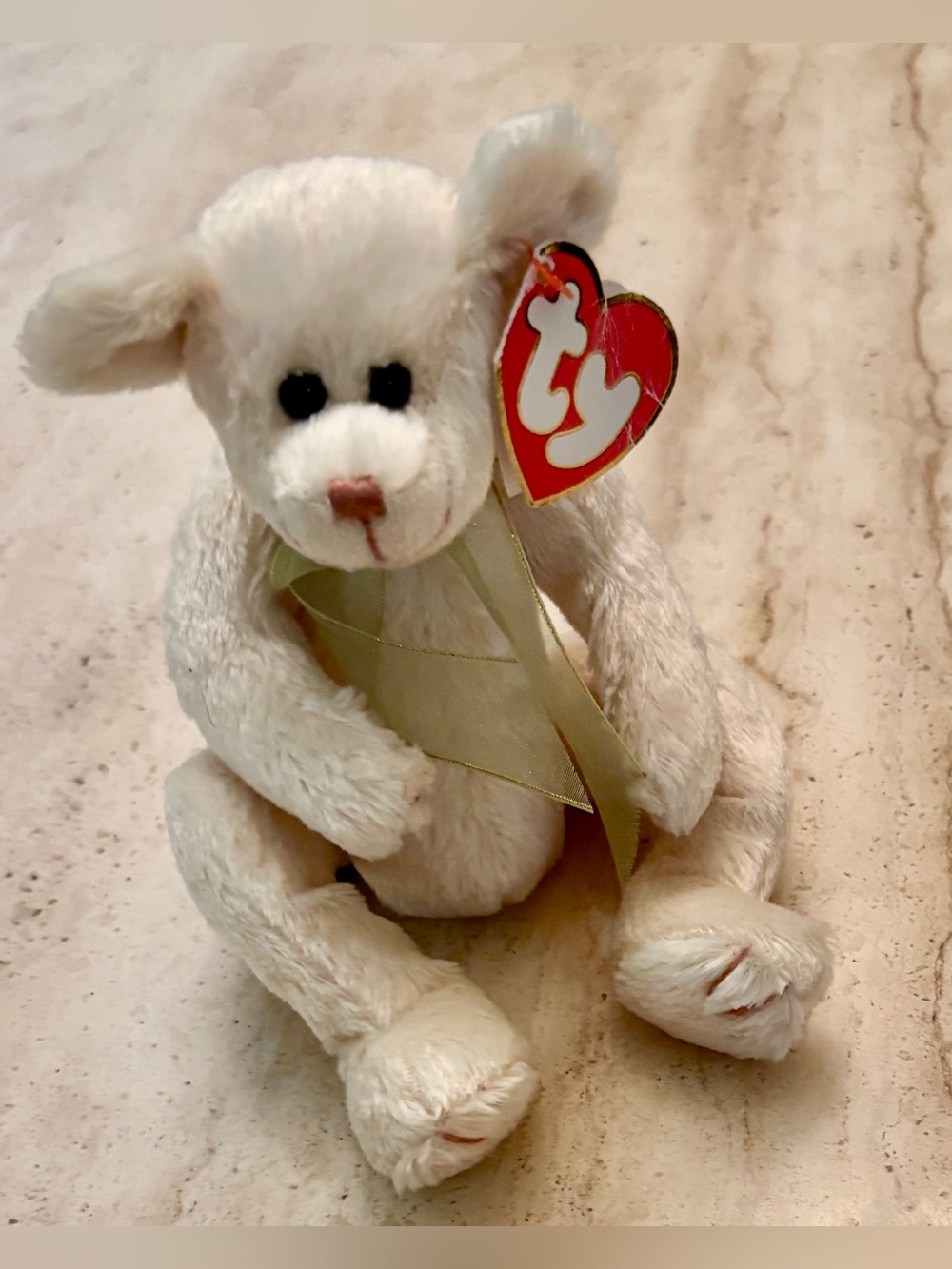 Vintage 1993 Ty Attic Treasures “Harper” Bear Rare 1st Gen. Maroon Tag-Retired